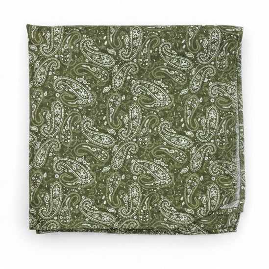 Striessnig Krawatte und Pochette Oliv