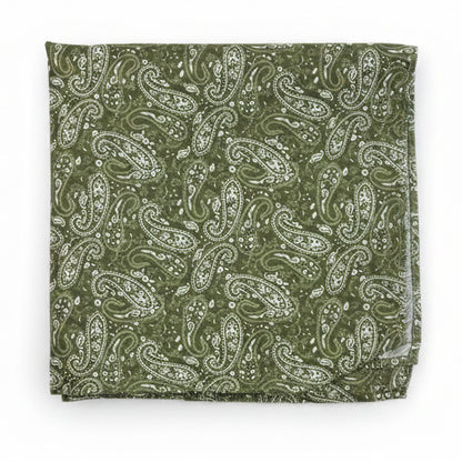 Striessnig Krawatte und Pochette Oliv