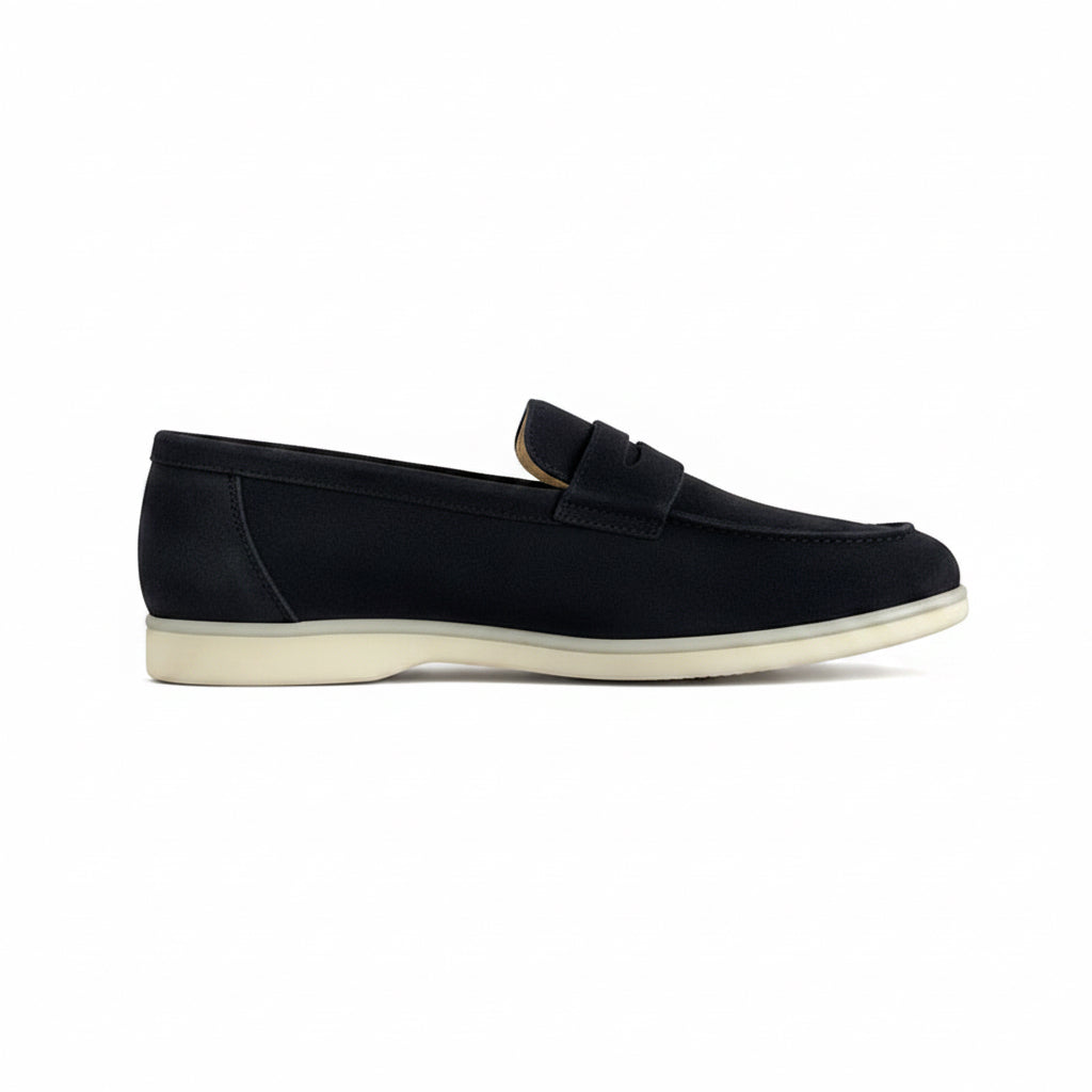 Wildlederschuh Navy