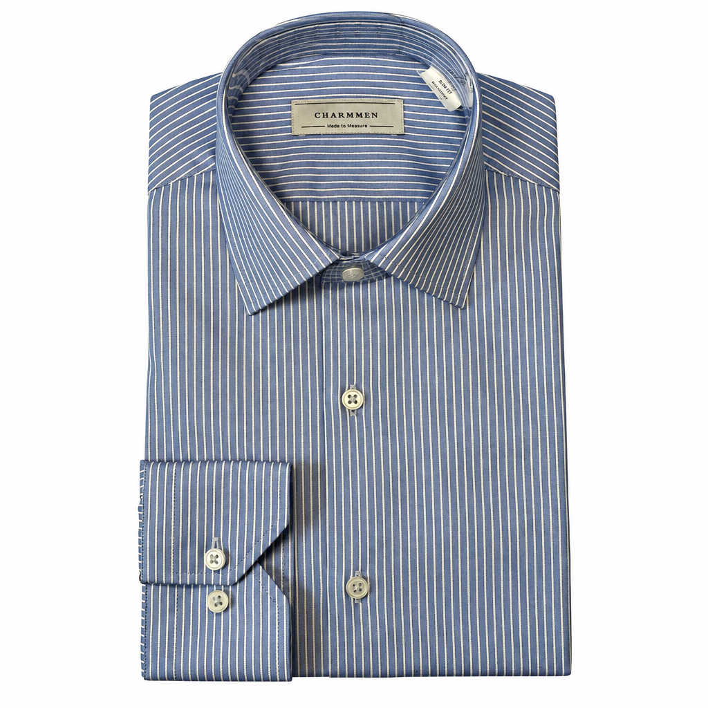 Hemd RTW SlimFit hellblau gestreift